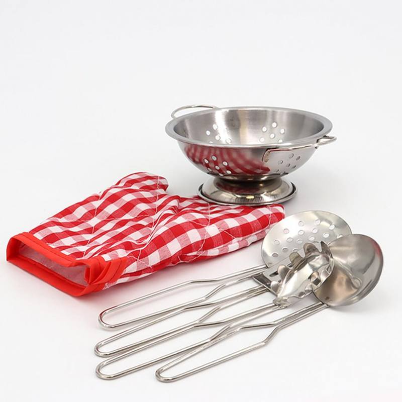 Conjunto Menaje de Cocina en Acero con Mochila - Imagen 3