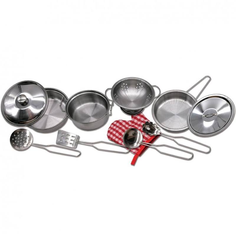 Conjunto Menaje de Cocina en Acero con Mochila - Imagen 4