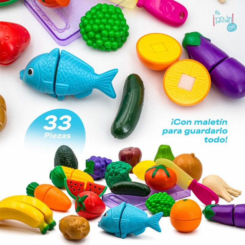 Maletín 33p alimentos para cortar - Imagen 4
