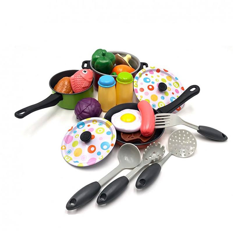 Set Menaje 22p Cocina Metálico Colores - Imagen 1