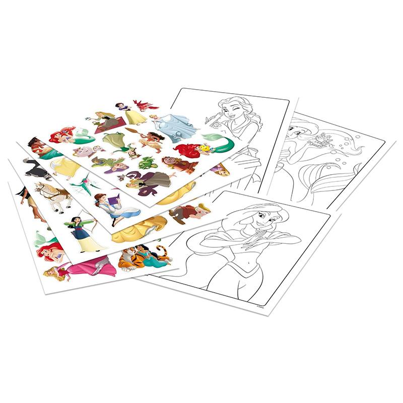 Disney Princess Livro para Colorir com Autocolantes - Imagem 2