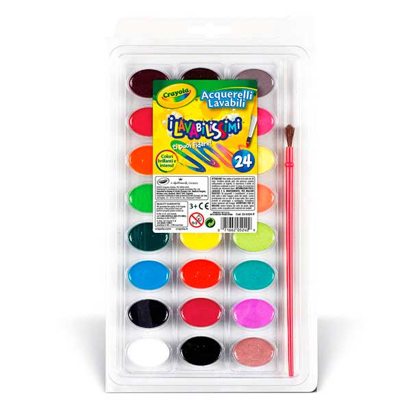 Crayola Pack 24 Aquarelas Laváveis - Imagem 1