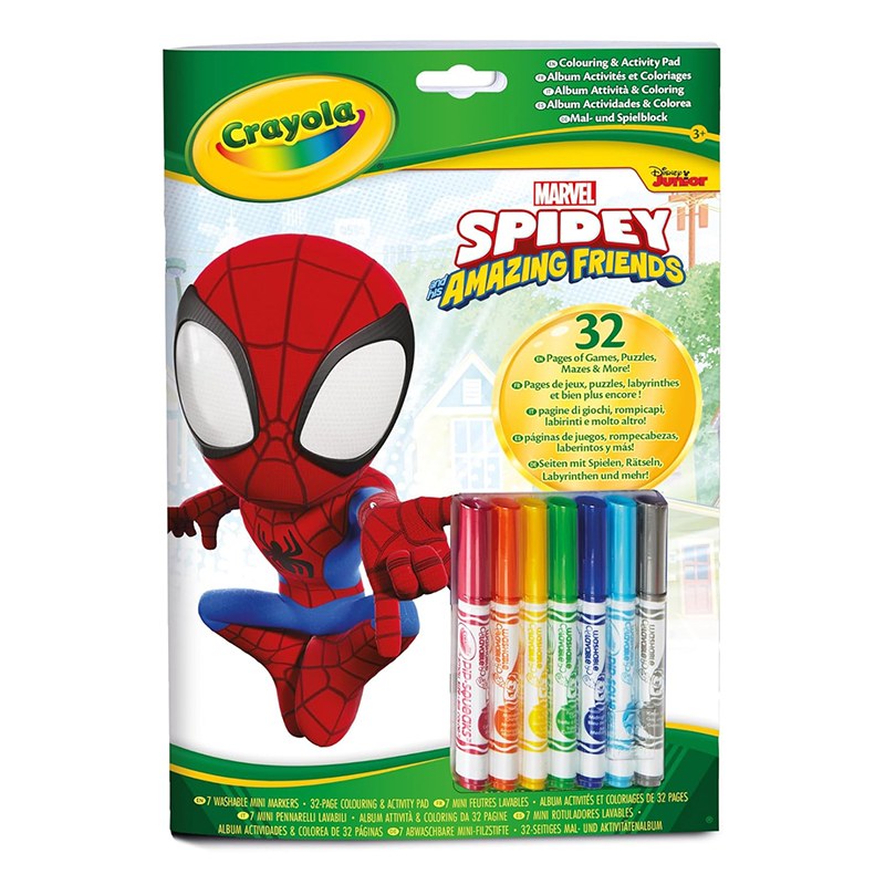 Spidey Álbum Actividades con 7 Rotuladores - Imagen 1