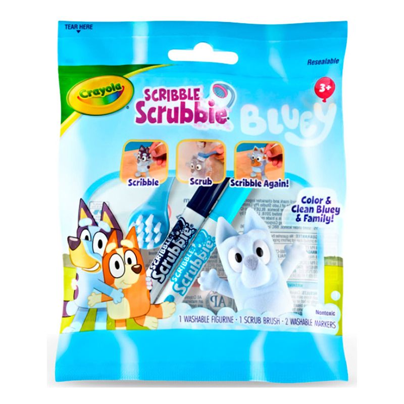 Bluey Scribble Scrubbie Sobre con Figura - Imagen 2