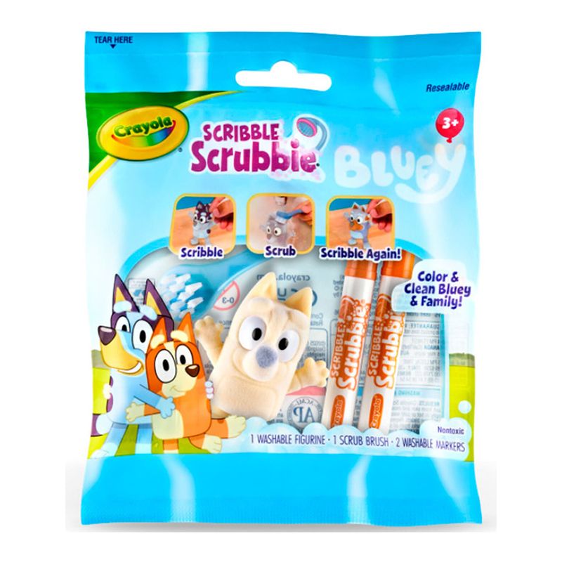 Bluey Scribble Scrubbie Sobre con Figura - Imagen 3