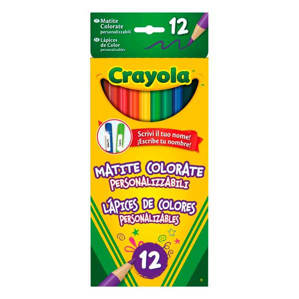 Crayola Pack 12 Lápis de Cor Personalizáveis - Imagem 1