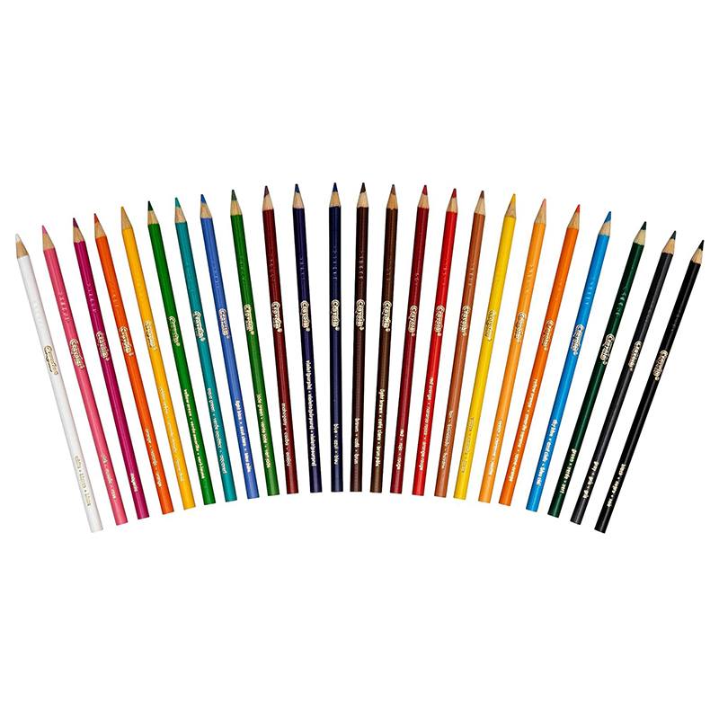 Crayola Caja 24 Lápices de Colores de Madera - Imagen 1