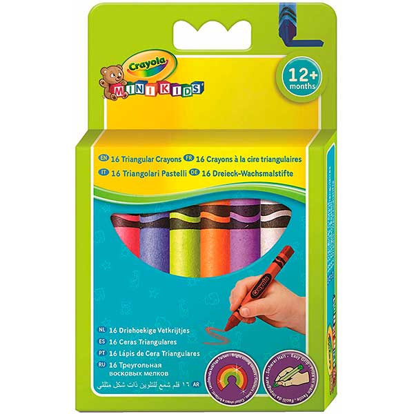 Crayola Pack 16 Lápis de Ceras Triangulares - Imagem 2