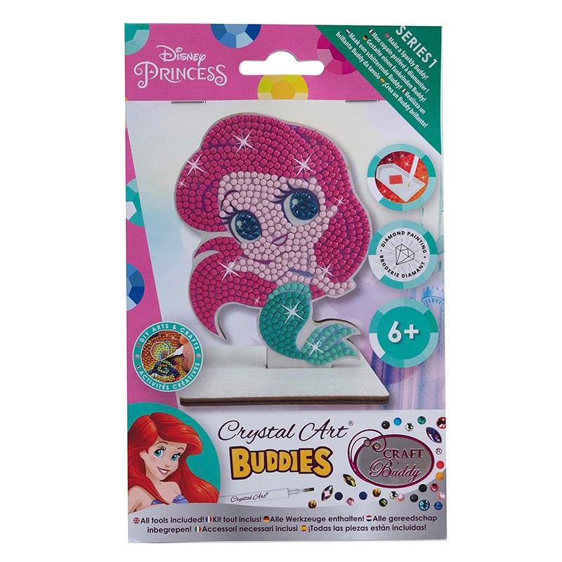 Disney Princess Crystal Art Buddies Pequena Sereia