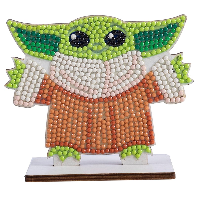 Star Wars Crystal Art Buddies Grogu Mandalorian - Imagen 1