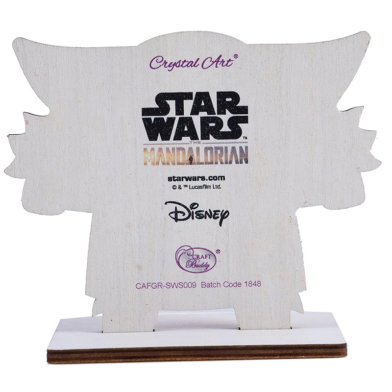 Star Wars Crystal Art Buddies Grogu Mandalorian - Imagen 3