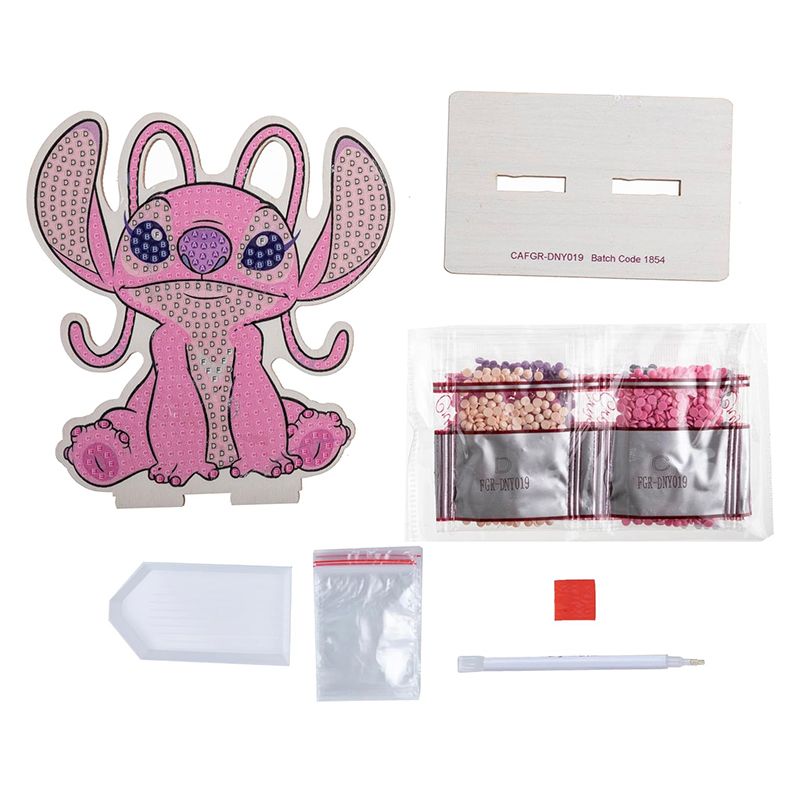 Stitch Crystal Art Buddies Angel - Imagen 2