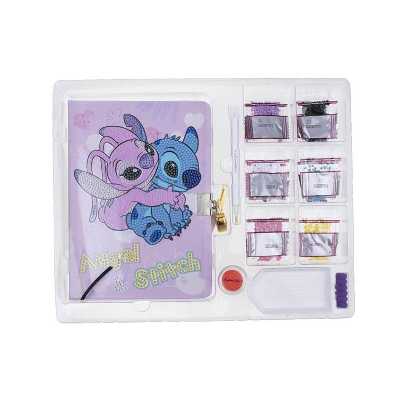Stitch Crystal Art Diario Secreto Stitch y Angel - Imagen 2