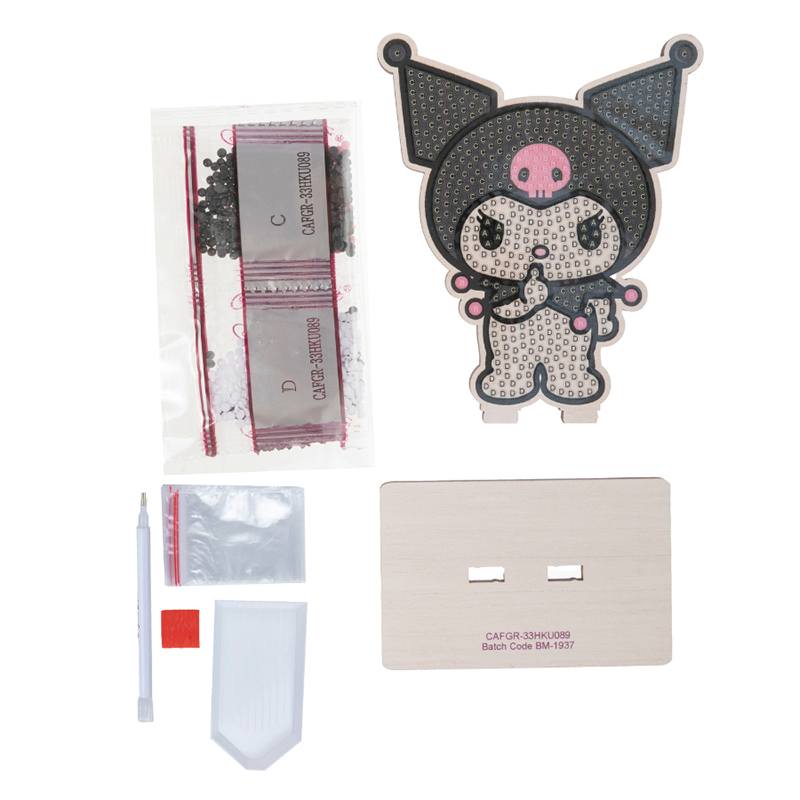Hello Kitty Crystal Art Buddies Kuromi - Imagen 4