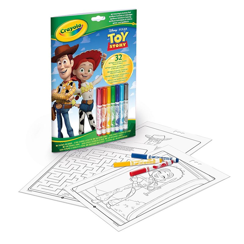 Toy Story Álbum Actividades con 7 Rotuladores