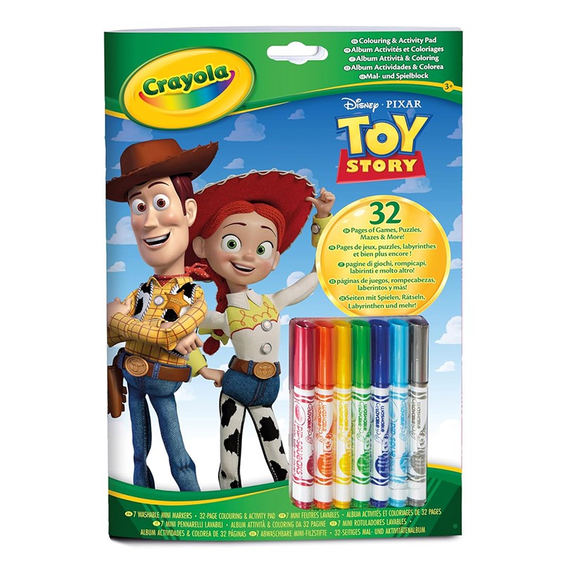 Toy Story Álbum Actividades con 7 Rotuladores - Imagen 1