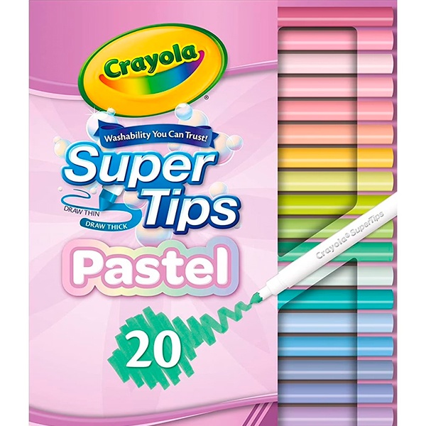Pack 20 Retoladors Super Tips Pastel