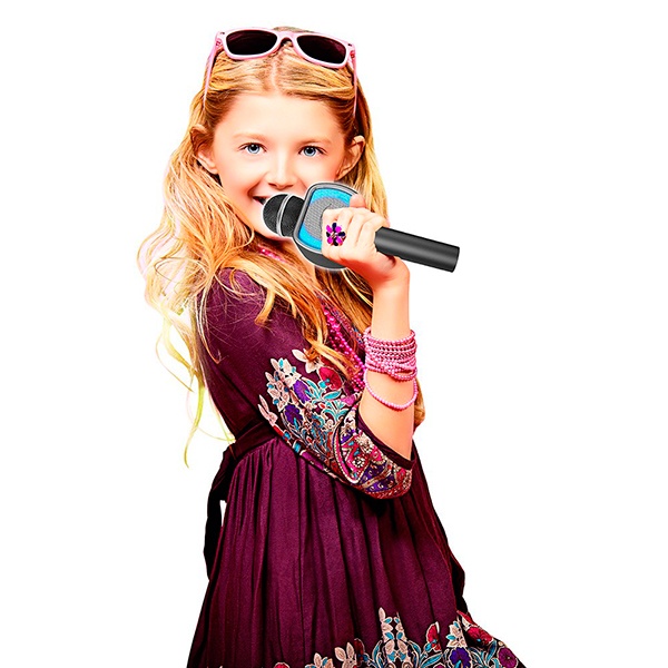 iDance Micrófono Karaoke Party Mic PM20S Negro - Imagen 1