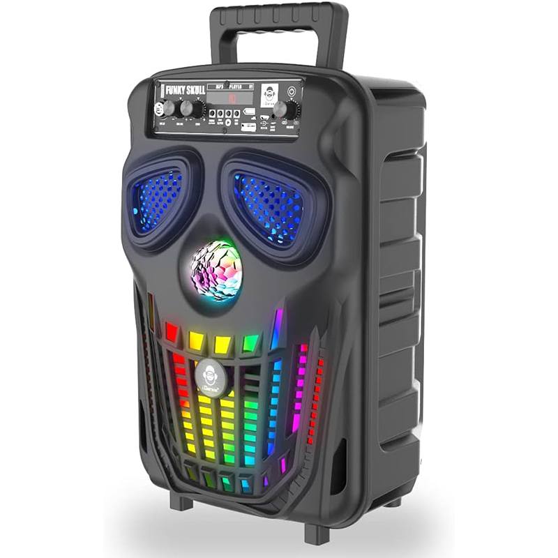 iDance Altifalante Karaoke Funky Skull 80W