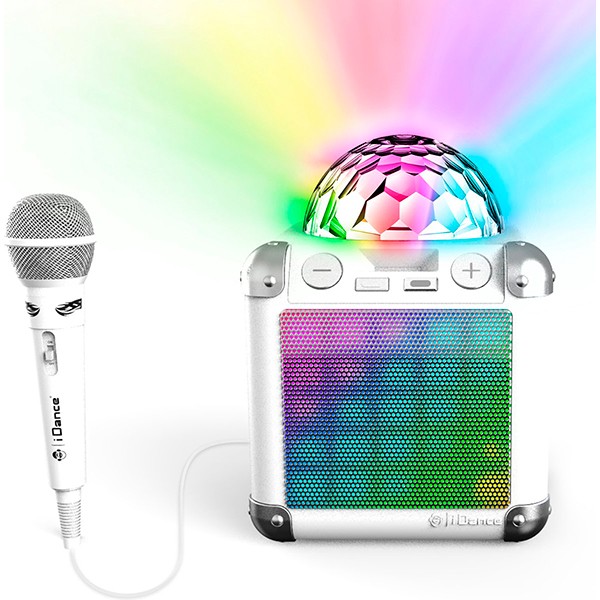 Karaoke Party Cube Blanco con Micro BC100X - Imagen 2