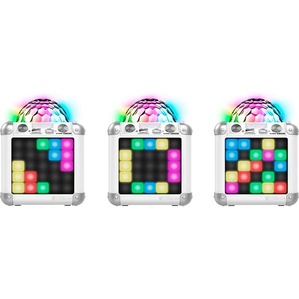 Karaokê Party Cube Branco com Micro BC100X - Imagem 3
