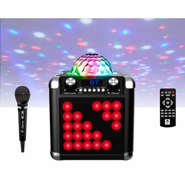 Karaoke Inalambrico Micro y Luces Negro BC100L - Imagen 1