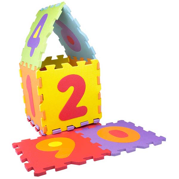 Alfombra Puzzle 9p Foam Números - Imagen 1