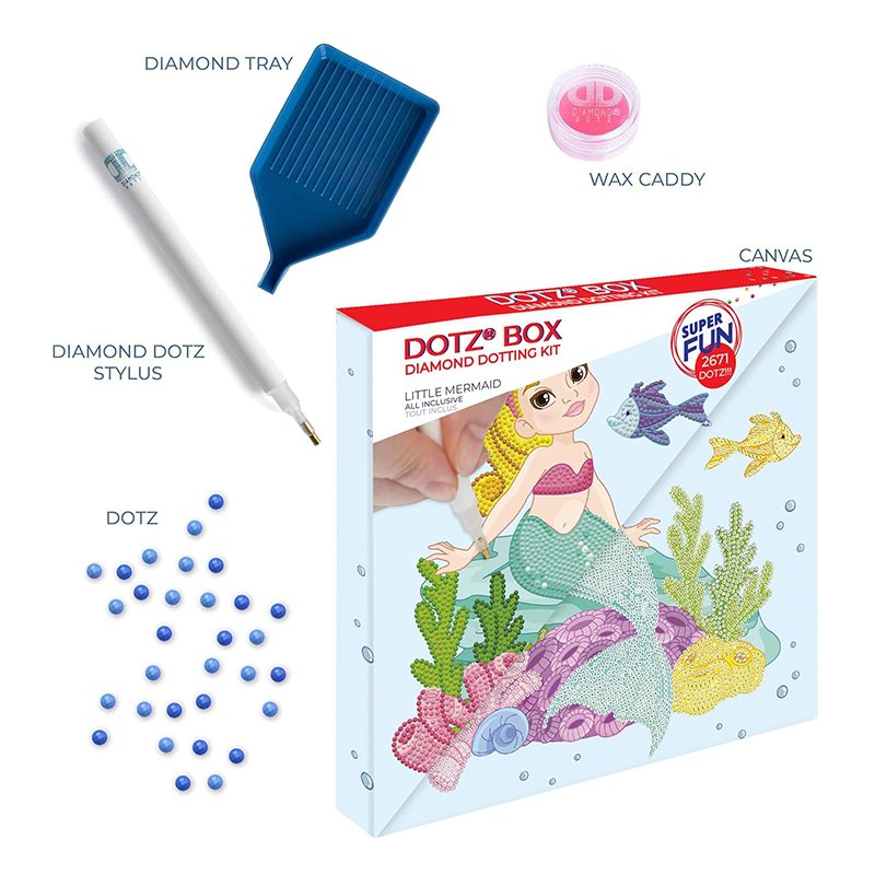 Diamond Dotz Pequena Sereia - Imagem 2