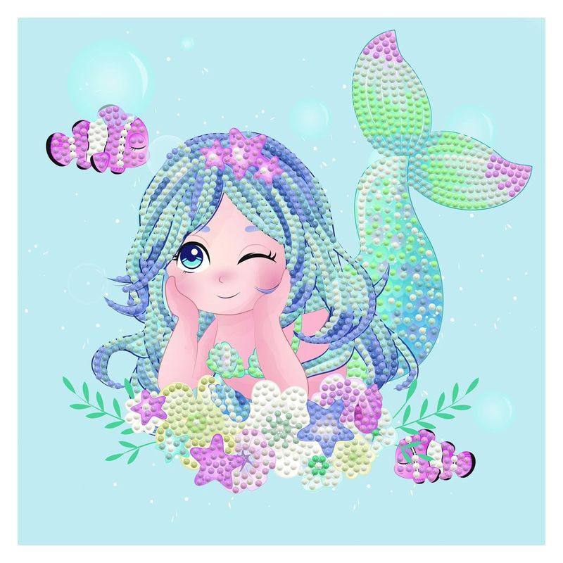 Diamond Dotz Kit de pintura con diamantes Sirena Starlett - Imagen 1