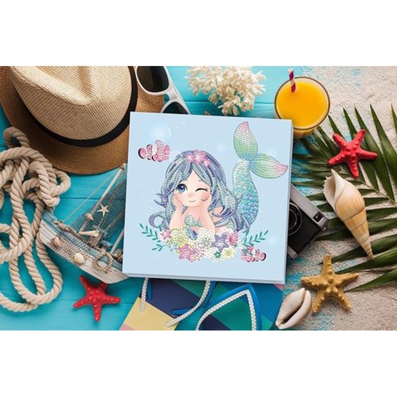Diamond Dotz Kit de pintura con diamantes Sirena Starlett - Imagen 2