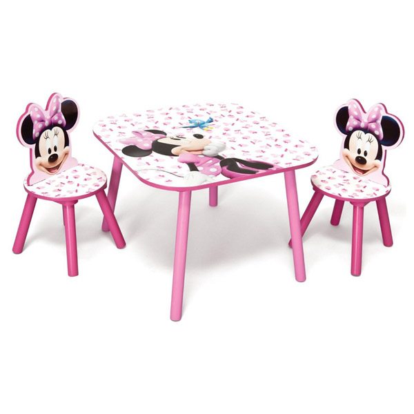 Conjunt Taula i Cadires Fusta Minnie Mouse - Imatge 1