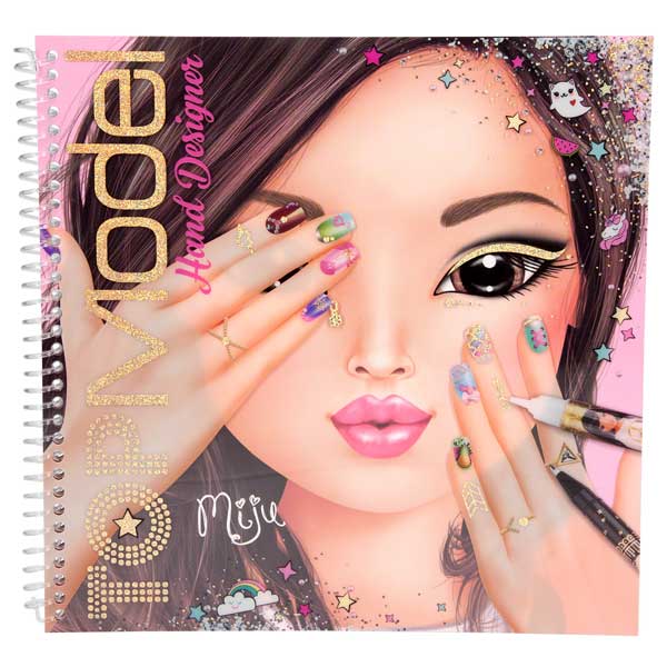 Cuaderno para Colorear Top Model Diseñador Manos - Imagen 1