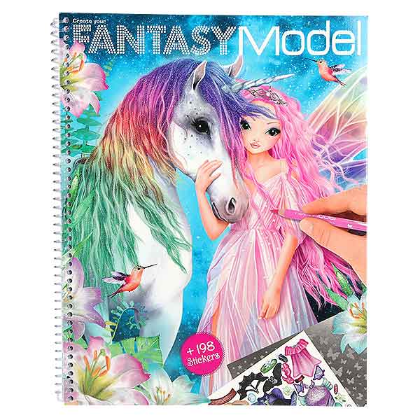 Llibre per Pintar Fantasy Top Model - Imatge 1