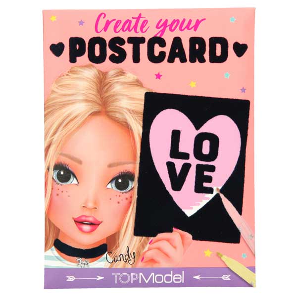 Top Model Criar Cartões Postais Velvet - Imagem 1