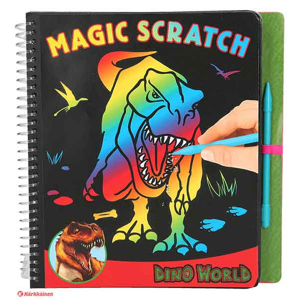 Libro Magic Scratch Dino World - Imagen 1