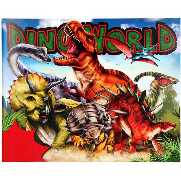 Quadern Adhesius Dinosaures Dino World - Imatge 1