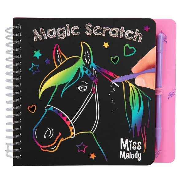 Top Model Cuaderno Mini Magic Scratch Miss Melody - Imagen 1