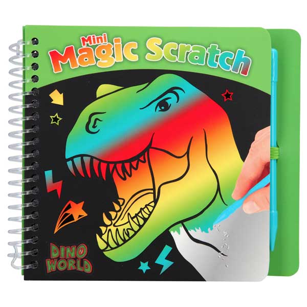 Quadern Mini Magic Scratch Dino World