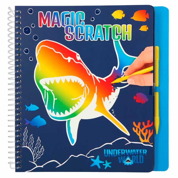 Dino World Magic Scratch Book Underwater - Imagem 1