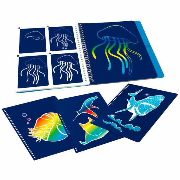 Dino World Magic Scratch Book Underwater - Imatge 1