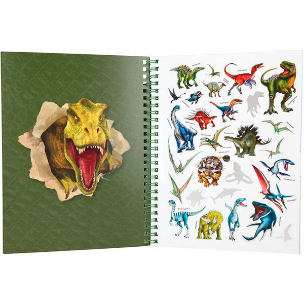 Dino World Libro de Colorear con Lápices - Imatge 1