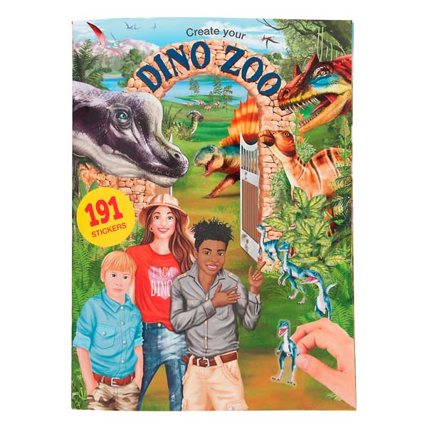 Dino World Llibre Pintar Dino Zoo - Imatge 1