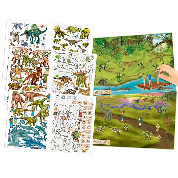 Dino World Libro Colorear Dino Zoo - Imagen 2