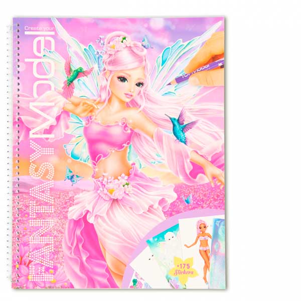 Fantasy Model Crie Seu Livro de Colorir - Imagem 1