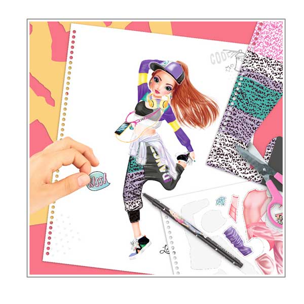 Top Model Notebook Designs Dance - Imagem 2