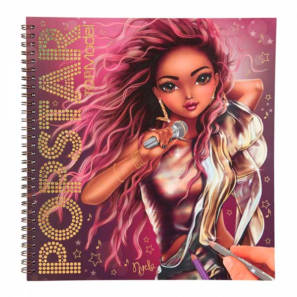 Top Model Popstar para Colorear