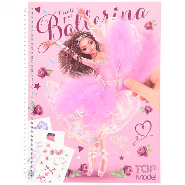 Top Model Libro Ballerina con Pegatinas
