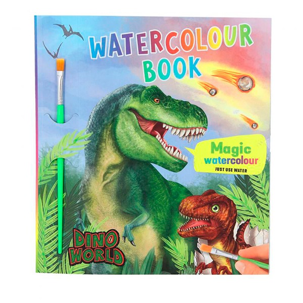 Dino World Libro de Acuarelas - Imagen 1