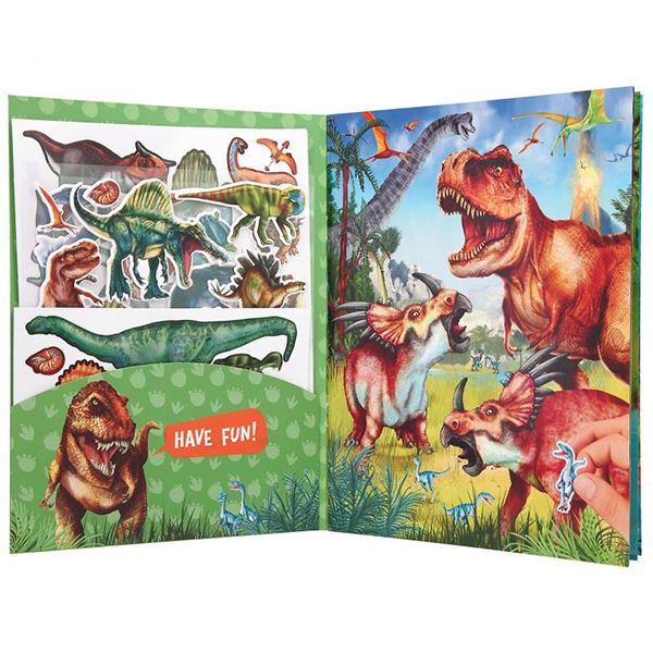 Dino World Cuaderno con Pegatinas - Imatge 1