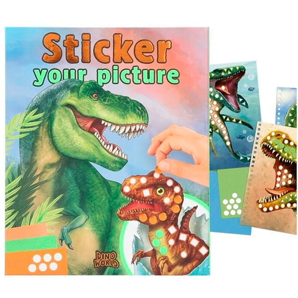 Dino World Sticker Your Picture - Imagen 1